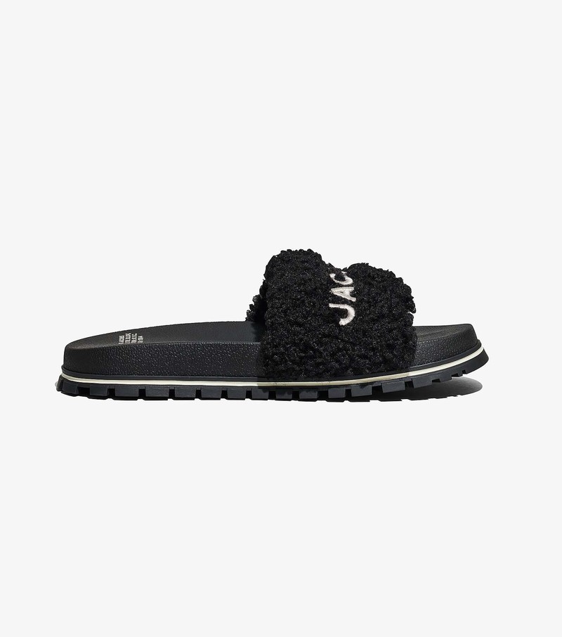 Women's Marc Jacobs Teddy Sandals Black | UAE-687532