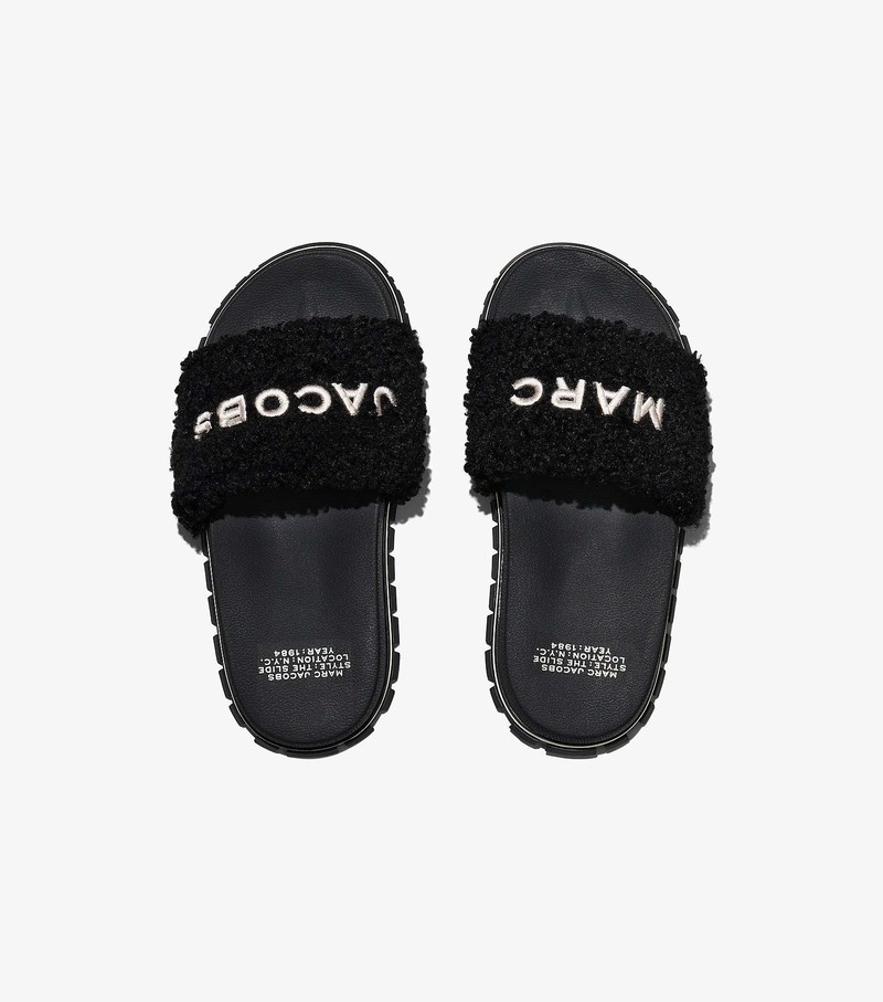 Women's Marc Jacobs Teddy Sandals Black | UAE-687532