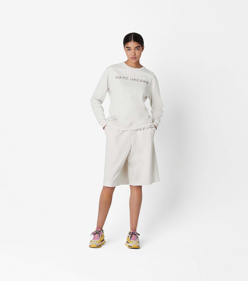 Women's Marc Jacobs The Sweatshirts White | UAE-298650