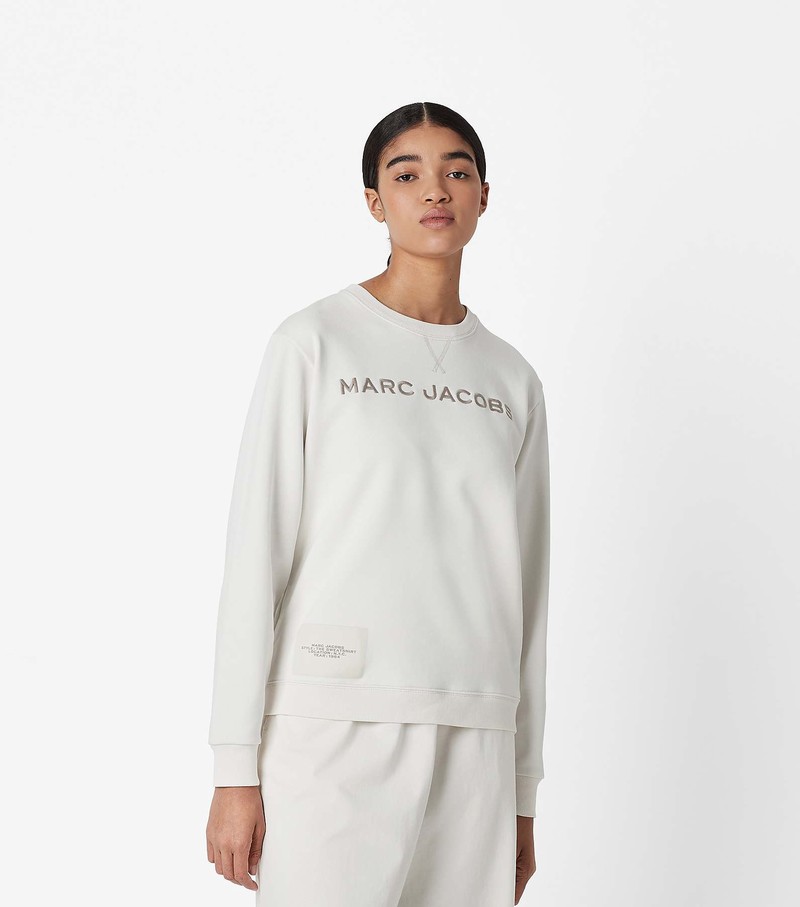 Women's Marc Jacobs The Sweatshirts White | UAE-298650