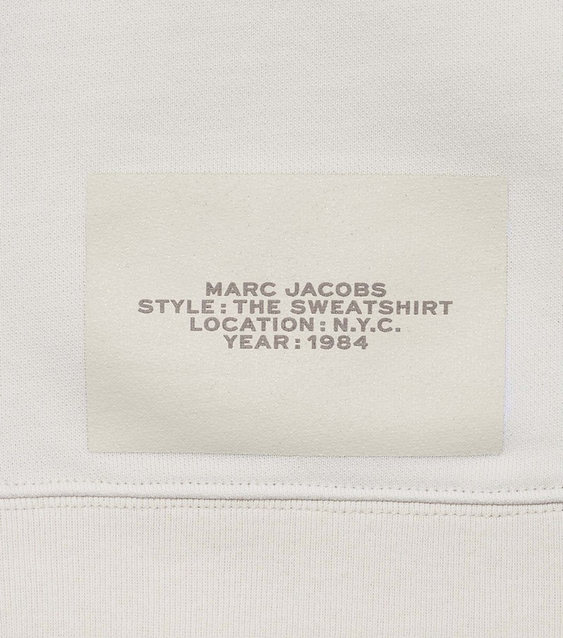 Women's Marc Jacobs The Sweatshirts White | UAE-298650