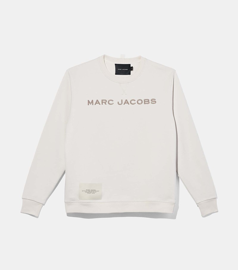 Women\'s Marc Jacobs The Sweatshirts White | UAE-298650