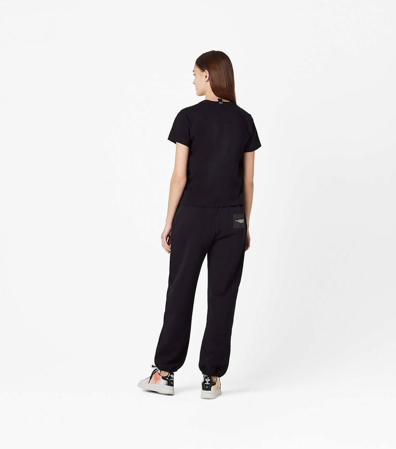 Women's Marc Jacobs The T Shirts Black | UAE-284069