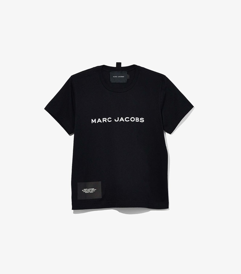 Women\'s Marc Jacobs The T Shirts Black | UAE-284069