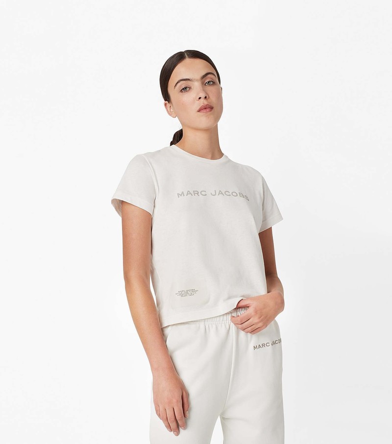 Women's Marc Jacobs The T Shirts White | UAE-094763