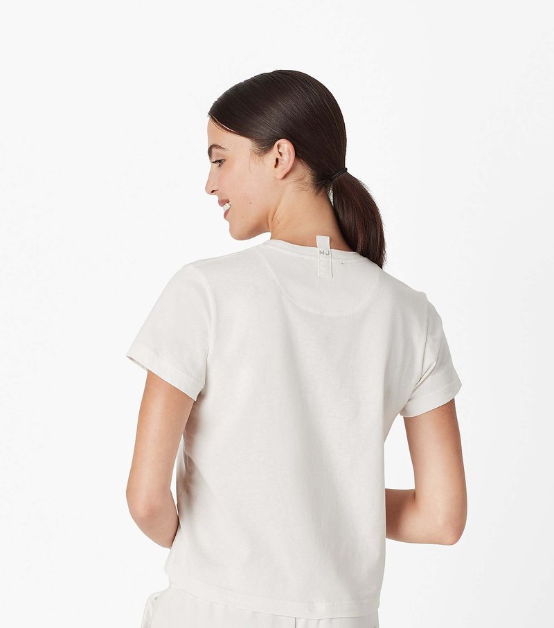 Women's Marc Jacobs The T Shirts White | UAE-094763