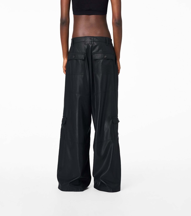 Women's Marc Jacobs Wide Leg Cargo Pants Black | UAE-109527