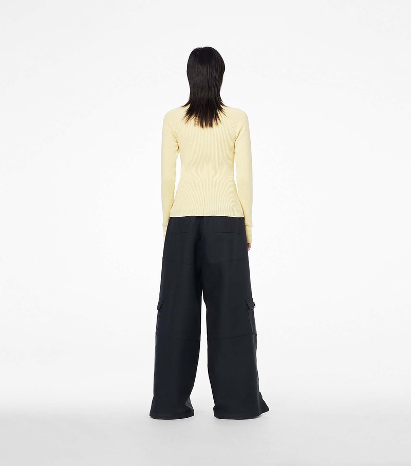 Women's Marc Jacobs Wide Leg Cargo Pants Black | UAE-963705