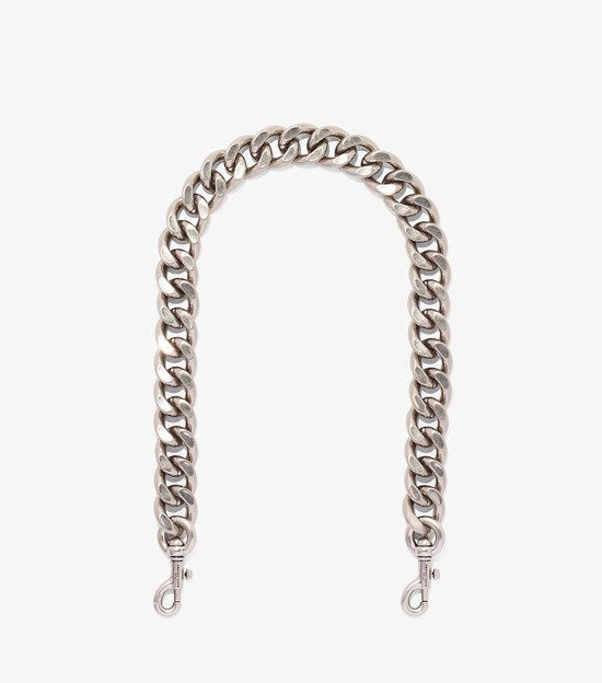 Women's Marc Jacobs Chainlink Shoulder Strap Bag Accessories Silver | UAE-179546