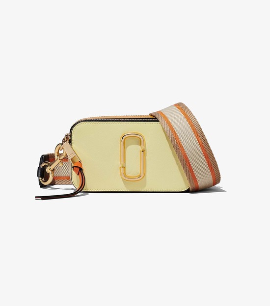 Women's Marc Jacobs Colorblock Snapshot Crossbody Bags Yellow / Multicolor | UAE-846923