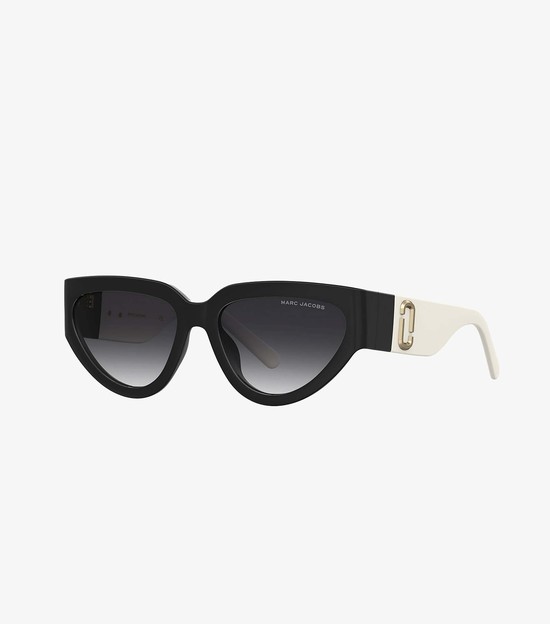 Women's Marc Jacobs J Marc Cat Eye Sunglasses Black | UAE-301872