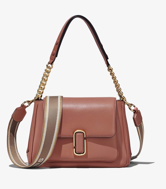 Women's Marc Jacobs J Marc Chain Satchel Bags Brown | UAE-318290