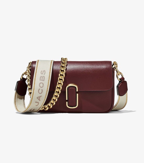 Women's Marc Jacobs J Marc Shoulder Bags Burgundy | UAE-273510