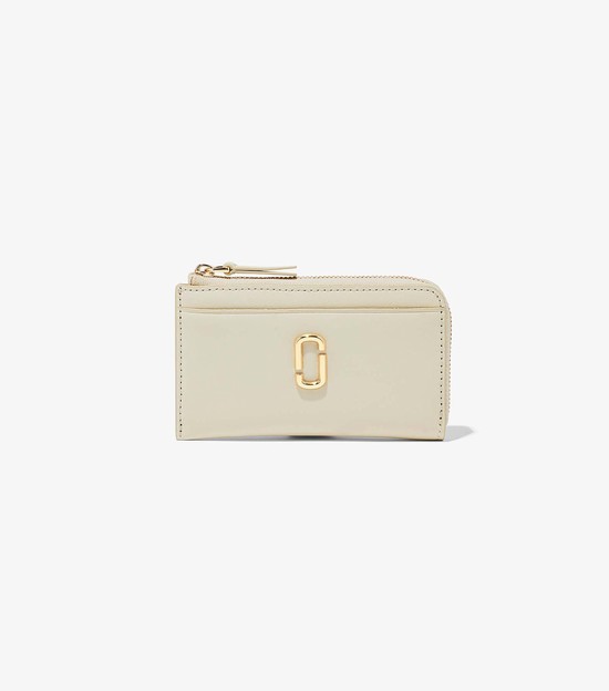 Women's Marc Jacobs J Marc Top Zip Multi Small Wallets White | UAE-849076