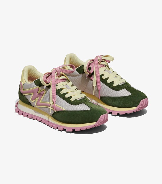 Women's Marc Jacobs Jogger Sneakers Green / Multicolor | UAE-769403