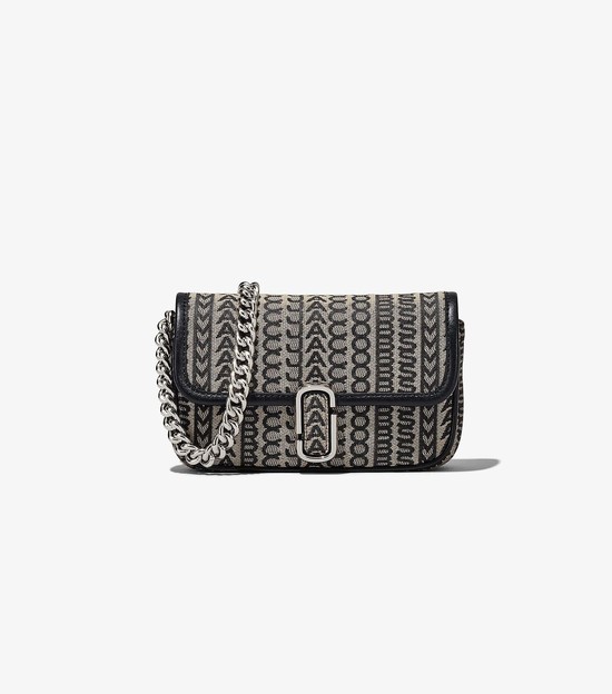 Women's Marc Jacobs Monogram J Marc Mini Bags Black / White | UAE-869713