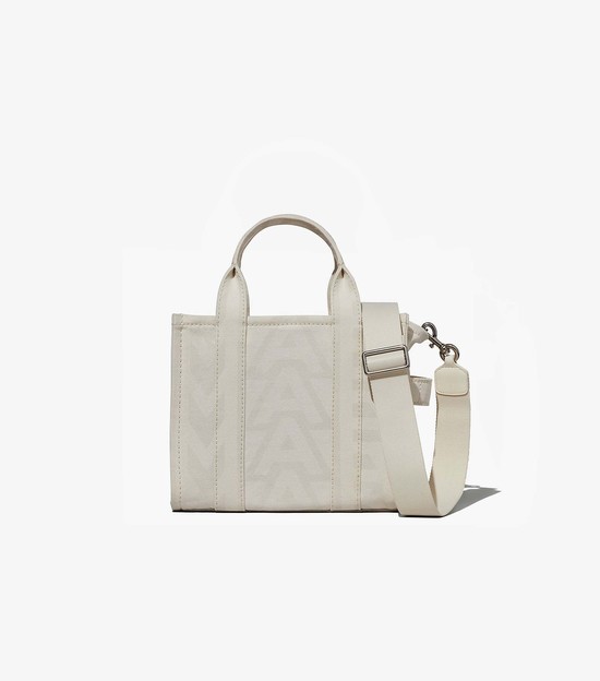 Women's Marc Jacobs Outline Monogram Mini Crossbody Bags White | UAE-965203