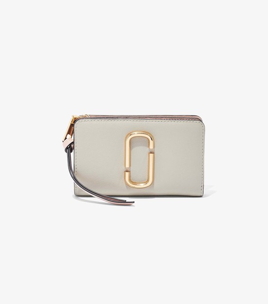 Women's Marc Jacobs Snapshot Compact Large Wallets White | UAE-170428