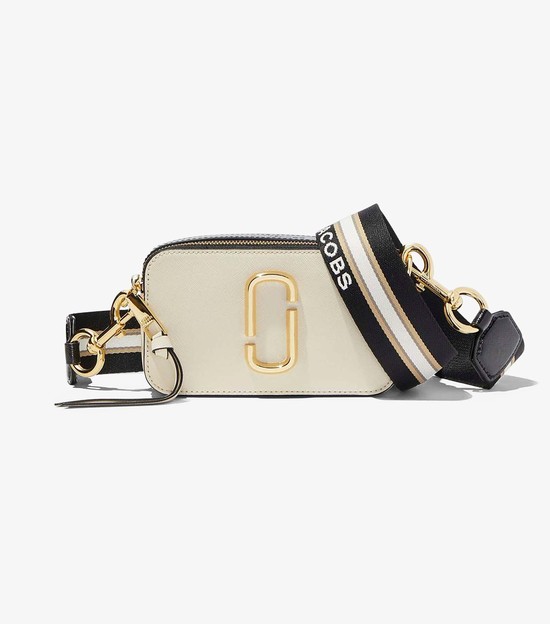 Women's Marc Jacobs Snapshot Crossbody Bags White / Multicolor | UAE-873529