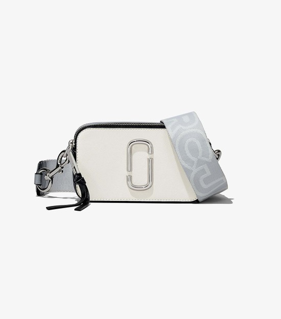 Women's Marc Jacobs Snapshot Crossbody Bags White / Multicolor | UAE-923586