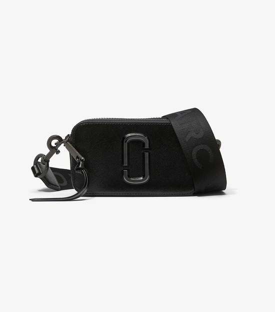 Women's Marc Jacobs Snapshot DTM Crossbody Bags Black | UAE-570293