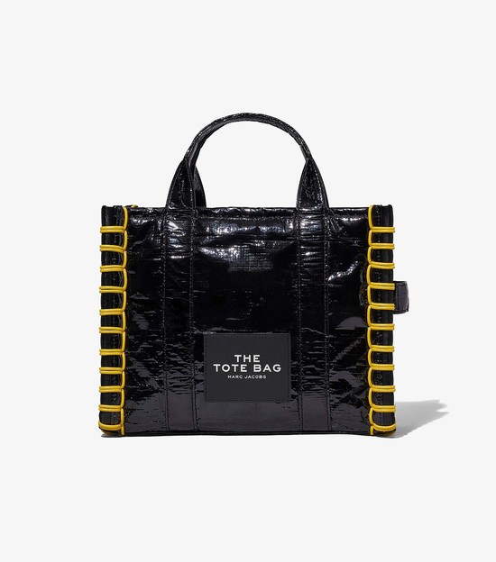 Women's Marc Jacobs Tarp Medium Tote Bags Black | UAE-098617