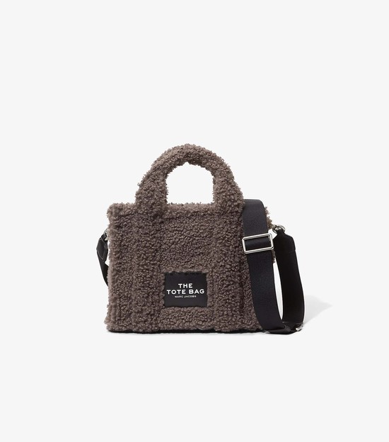 Women's Marc Jacobs Teddy Mini Tote Bags Grey | UAE-725819