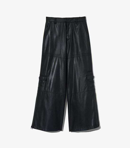 Women's Marc Jacobs Wide Leg Cargo Pants Black | UAE-109527